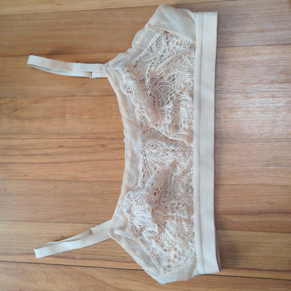 Lively Bralette Palm Lace Toasted Almond